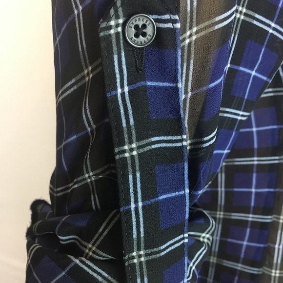 EXPRESS Button Down, See- through Blouse Size S - Picture 7 of 8